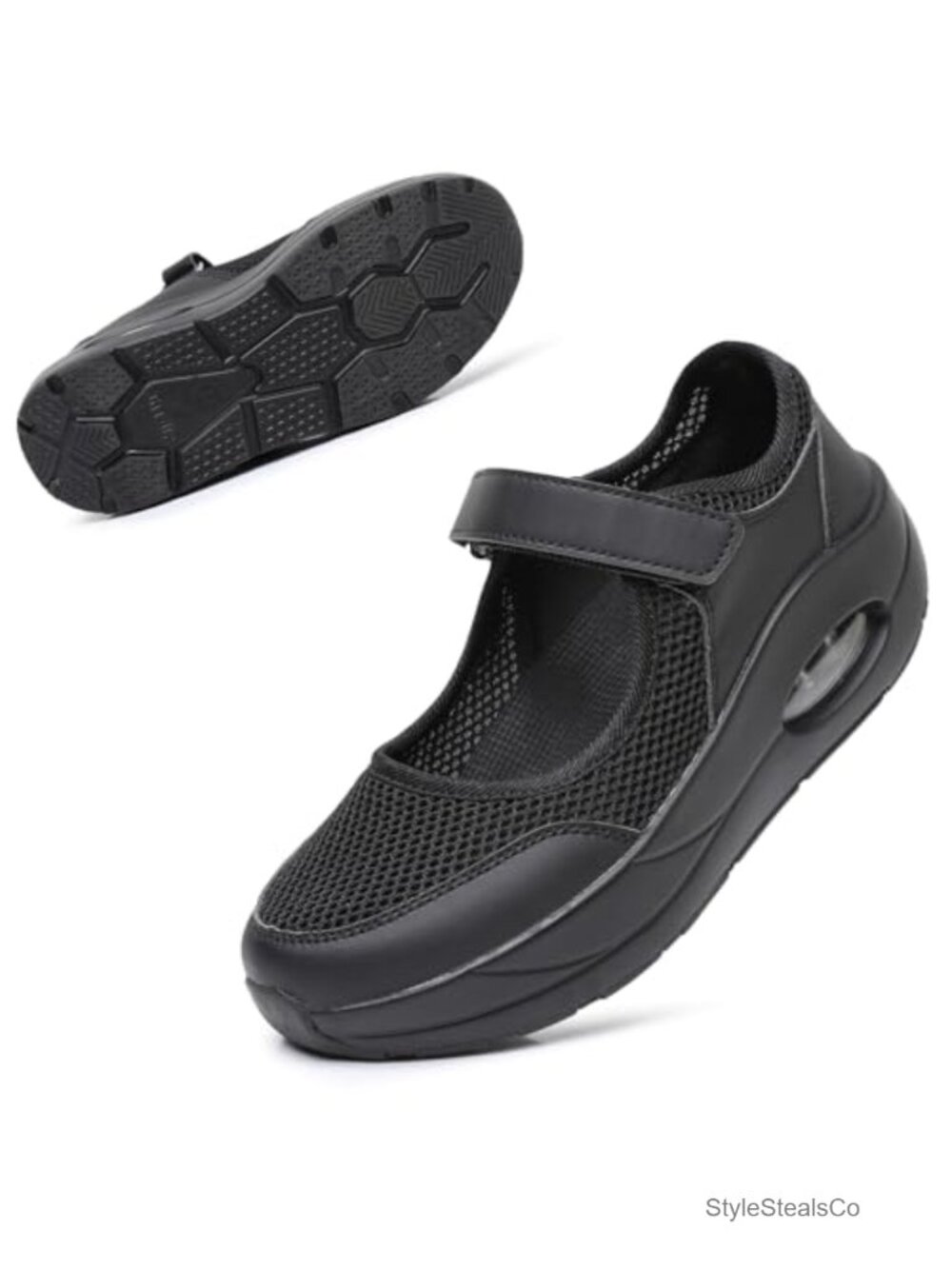 Women's Arch Support Walking Shoes Slip Resistant Nursing Work Sneakers